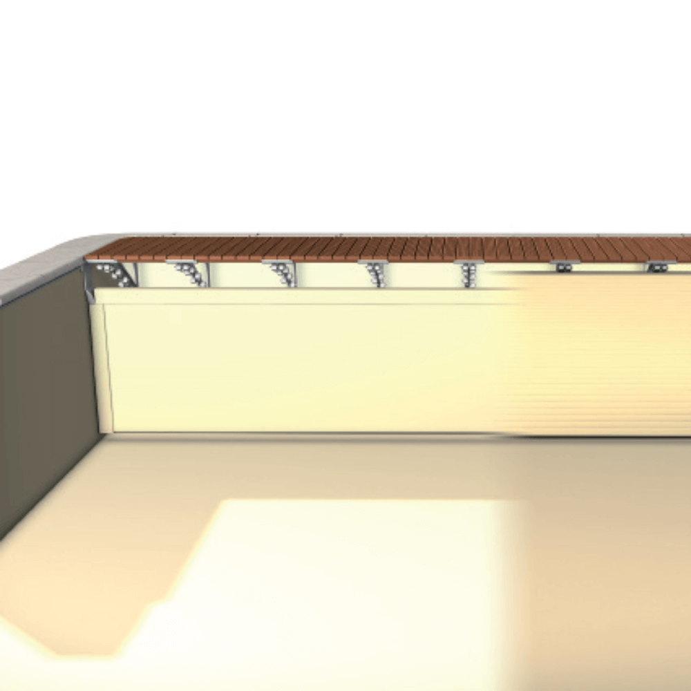 Стенка шахты для покрытий Stardeck ineo ширина менее 3,10, глубина менее 1,55