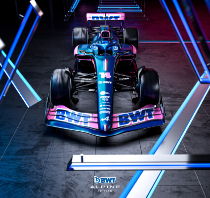 Новый болид BWT Alpine F1 Team