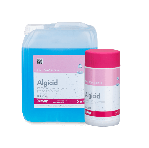 Средство защиты от водорослей в бассейне BWT AQA MARIN ALGICID